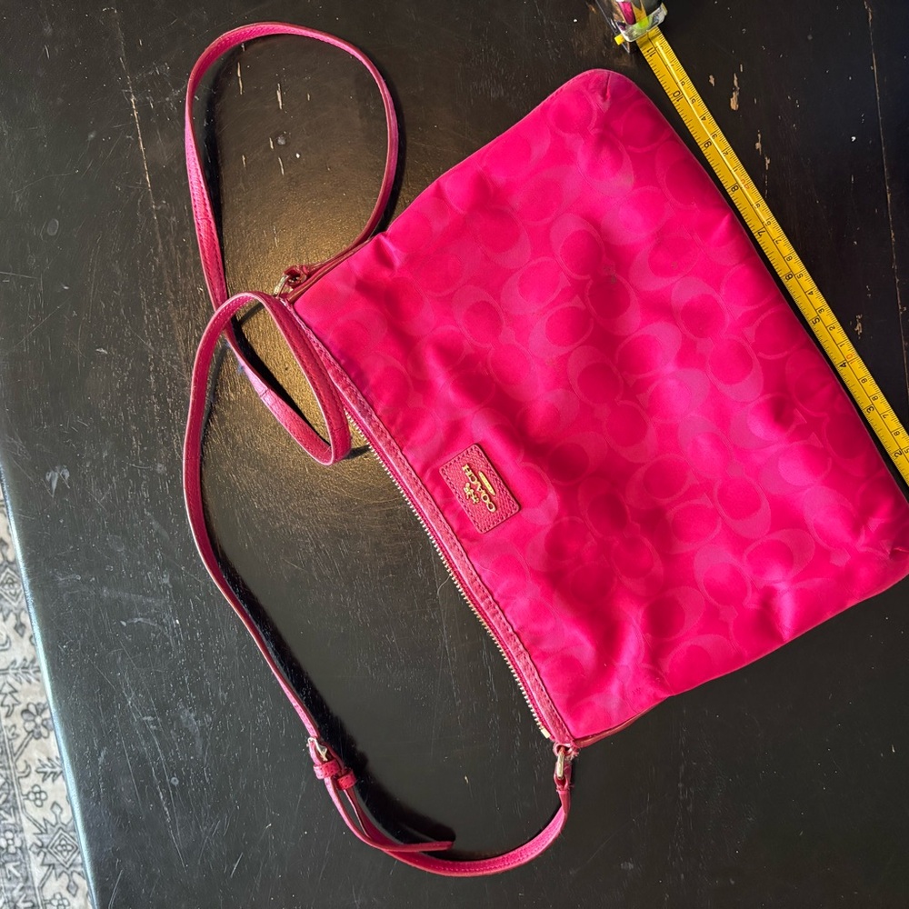 Coach Fuchsia Crossbody Bag